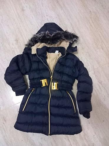 Dečija zimska jakna sa kapuljačom i pojasom - Model: duga, prošivena na lalafo.rs — 5 Dečija zimska jakna sa kapuljačom i pojasom - Model: duga, prošivena — 5