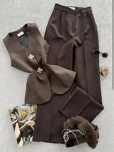 Ženski elegantni komplet – prsluk i pantalone - Dvodijelni set na lalafo.rs — 10 Ženski elegantni komplet – prsluk i pantalone - Dvodijelni set — 10