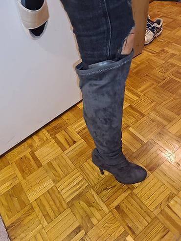 High boots, 39, color - Grey at lalafo.rs — 6 High boots, 39, color - Grey — 6