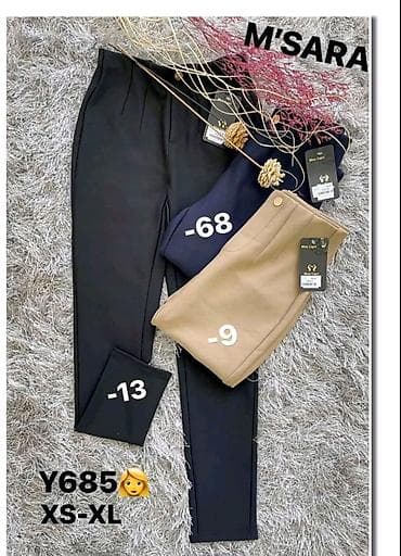 pantalone gina benotti: Pantalone punijeg materijala sa puno elastina Crne jos S/M Teget na lalafo.rs — 4 pantalone gina benotti: Pantalone punijeg materijala sa puno elastina Crne jos S/M Teget — 4