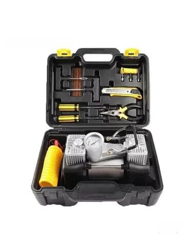 Kompresor za Gume 12V - 2 Cilindra + Alat za Krpljenje Gume na lalafo.rs Kompresor za Gume 12V - 2 Cilindra + Alat za Krpljenje Gume