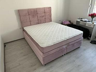 Boxspring bračni krevet sa sandukom za odlaganje - Dimenzije: bračni na lalafo.rs — 5 Boxspring bračni krevet sa sandukom za odlaganje - Dimenzije: bračni — 5