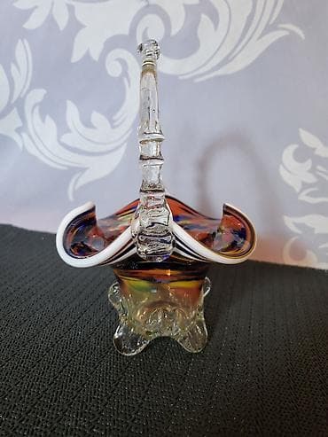 Home Decor: Murano nova korpa,duvano staklotonirane boje 70te at lalafo.rs — 6 Home Decor: Murano nova korpa,duvano staklotonirane boje 70te — 6