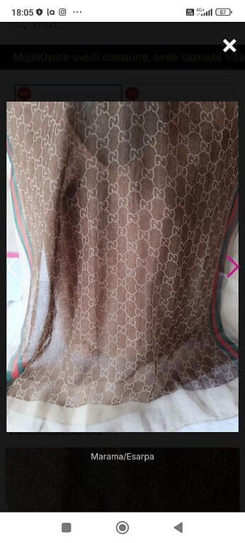 kom sa etiketom: Esarpa /marama etiketa isecena, dim.62x187cm. Pogledajte ostale moje at lalafo.rs — 2 kom sa etiketom: Esarpa /marama etiketa isecena, dim.62x187cm. Pogledajte ostale moje — 2