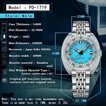 Pagani Design PD-1719- DOXA Sub 300T Homage -Seiko meh Potpuno nov na lalafo.rs — 7 Pagani Design PD-1719- DOXA Sub 300T Homage -Seiko meh Potpuno nov — 7