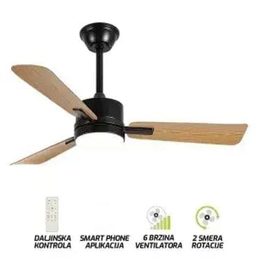 Plafonski ventilatori: ***2 smera rotacije** Jačina svetla: Max. 18WIzvor svetla: Integrisani na lalafo.rs — 1 Plafonski ventilatori: ***2 smera rotacije** Jačina svetla: Max. 18WIzvor svetla: Integrisani — 1