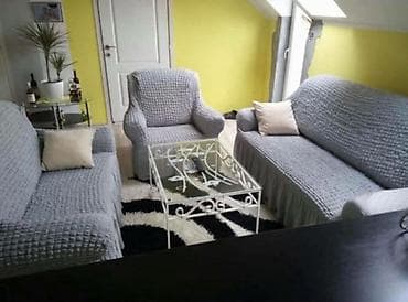 Furniture Covers: 04. Prekrivači za trosed,dvosed i fotelju sa karnerima Cena za komplet at lalafo.rs — 3 Furniture Covers: 04. Prekrivači za trosed,dvosed i fotelju sa karnerima Cena za komplet — 3