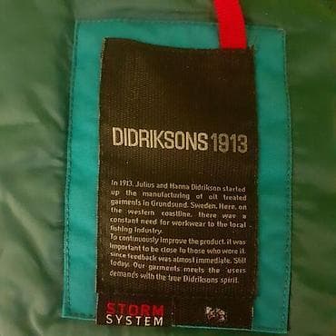 Jakna didricson, vel. M/38, storm system marka: didricson veličina na lalafo.rs — 7 Jakna didricson, vel. M/38, storm system marka: didricson veličina — 7