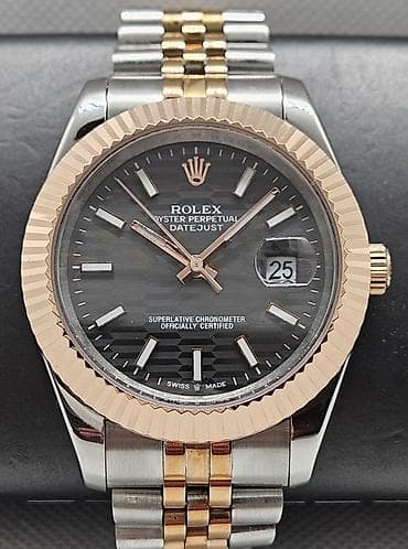 Rolex Datejust – dvobojni sat (čelik i roze zlato) - Kućište 41mm od na lalafo.rs — 1 Rolex Datejust – dvobojni sat (čelik i roze zlato) - Kućište 41mm od — 1