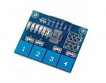 TTP224 kapacitivna tastatura na dodir – 4 kanala Opis: - Modul sa 4 at lalafo.rs — 3 TTP224 kapacitivna tastatura na dodir – 4 kanala Opis: - Modul sa 4 — 3