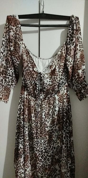 dve suknje po: Haljina sa leopard printom - Dužina: midi do dugu, široka lepršava at lalafo.rs — 2 dve suknje po: Haljina sa leopard printom - Dužina: midi do dugu, široka lepršava — 2