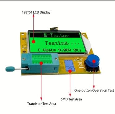 Heftalice: Univerzalni LCR/M-komponent tester sa LCD ekranom 128×64 Opis: - na lalafo.rs — 2 Heftalice: Univerzalni LCR/M-komponent tester sa LCD ekranom 128×64 Opis: - — 2