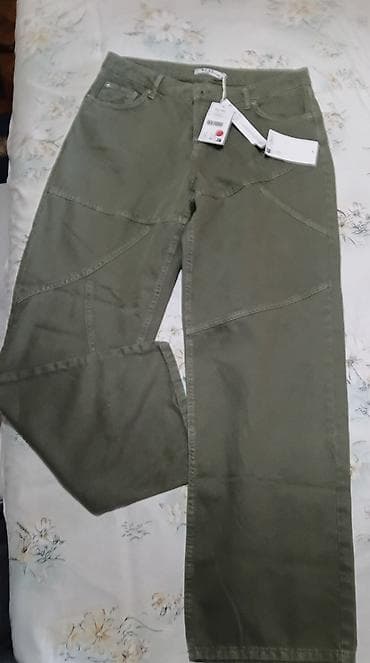 NA-KD ženske pantalone – maslinasto zelene, od organskog pamuka - na lalafo.rs — 1 NA-KD ženske pantalone – maslinasto zelene, od organskog pamuka - — 1