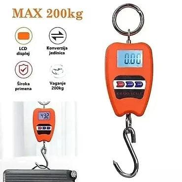 Viseća vaga do 200kg. viseća vaga do 200kg 2 opseg merenja: 200gr- na lalafo.rs — 1 Viseća vaga do 200kg. viseća vaga do 200kg 2 opseg merenja: 200gr- — 1