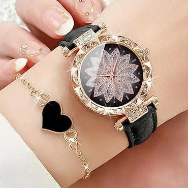 Ženski ručni sat – elegantni dizajn sa kristalima - Kućište: okruglo na lalafo.rs — 1 Ženski ručni sat – elegantni dizajn sa kristalima - Kućište: okruglo — 1