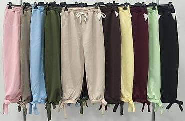 Personal Items: Ženske ležerne pantalone sa vezivanjem na nogavicama - Kroj: ravne at lalafo.rs — 8 Personal Items: Ženske ležerne pantalone sa vezivanjem na nogavicama - Kroj: ravne — 8