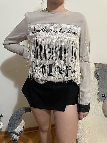 PS Fashion, M, Viskoza, Sa ilustracijom, bоја - Siva na lalafo.rs PS Fashion, M, Viskoza, Sa ilustracijom, bоја - Siva