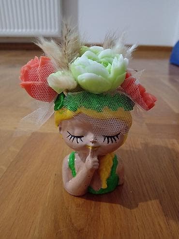 Ručno rađene dekorativne figurice „devojčice sa cvećem“od mirišljavih na lalafo.rs — 3 Ručno rađene dekorativne figurice „devojčice sa cvećem“od mirišljavih — 3