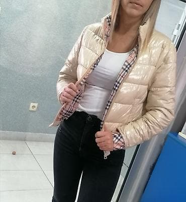 Burbary bela i krem lakovana jakna Lagane, udobne Bela Vel S Krem Vel na lalafo.rs — 4 Burbary bela i krem lakovana jakna Lagane, udobne Bela Vel S Krem Vel — 4