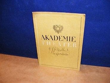 Akademie Theater Offizielles Programm Die Thompson Brothers 22 na lalafo.rs — 1 Akademie Theater Offizielles Programm Die Thompson Brothers 22 — 1
