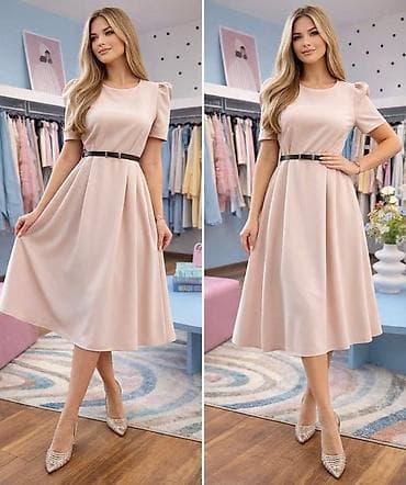 Women's Clothing: 04. Haljina + kais 2.800 dinara L at lalafo.rs — 1 Women's Clothing: 04. Haljina + kais 2.800 dinara L — 1