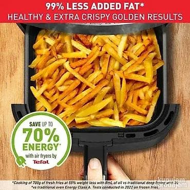 TEFAL Friteza EY501815. Nova friteza na vruć vazduh sa kapacitetom na lalafo.rs — 6 TEFAL Friteza EY501815. Nova friteza na vruć vazduh sa kapacitetom — 6