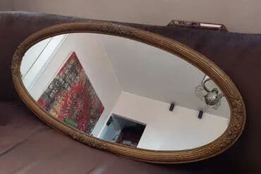 Antique Decor: Staro, drveno ogledalo sa ramom u boji starog zlata. Ogledalo je u at lalafo.rs — 4 Antique Decor: Staro, drveno ogledalo sa ramom u boji starog zlata. Ogledalo je u — 4