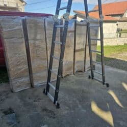 Clamps: Nemacke aluminiumske merdevine sa kaljenim stubovima. Ojacane 💪🪜 8M at lalafo.rs — 3 Clamps: Nemacke aluminiumske merdevine sa kaljenim stubovima. Ojacane 💪🪜 8M — 3