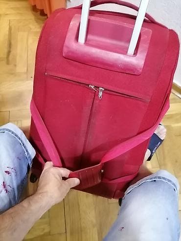 Kofer veći platneni SAMSONITE na ramena ili da se vuče na točkićima na lalafo.rs — 2 Kofer veći platneni SAMSONITE na ramena ili da se vuče na točkićima — 2