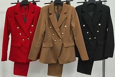 dve suknje po: Ženski elegantni komplet – sako i pantalone - Model: dvoredni sako sa na lalafo.rs — 1 dve suknje po: Ženski elegantni komplet – sako i pantalone - Model: dvoredni sako sa — 1