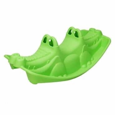 Dečja njihalica „Krokodil“ – troseđ - Zabavna plastična njihalica u na lalafo.rs Dečja njihalica „Krokodil“ – troseđ - Zabavna plastična njihalica u