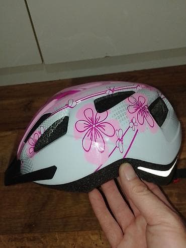 Dečija biciklistička kaciga vel 49-54 obim sa cvetnim dizajnom - na lalafo.rs — 3 Dečija biciklistička kaciga vel 49-54 obim sa cvetnim dizajnom - — 3