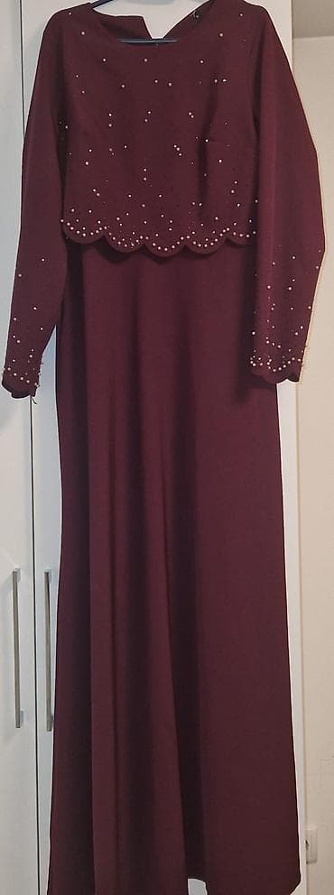 Personal Items: Elegantna bordo duga haljina i kombinezon - Haljina (veličina 42) at lalafo.rs — 1 Personal Items: Elegantna bordo duga haljina i kombinezon - Haljina (veličina 42) — 1