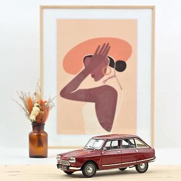 🚙 Citroën Ami 8 Club 1969 – Masséna Red – Norev (1:18, Limited 300 na lalafo.rs 🚙 Citroën Ami 8 Club 1969 – Masséna Red – Norev (1:18, Limited 300