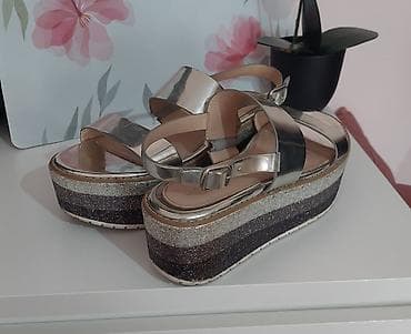 Ženske platform sandale – Zara Woman - Model: platform sandale sa dve na lalafo.rs — 3 Ženske platform sandale – Zara Woman - Model: platform sandale sa dve — 3