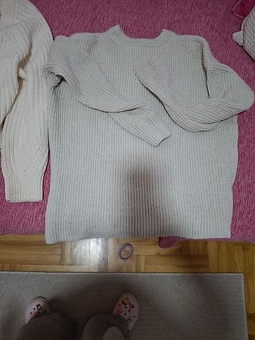 Women's Sweaters, Cardigans: Pletena kombinacija – džemper i kardigan u krem tonovima - Džemper at lalafo.rs — 1 Women's Sweaters, Cardigans: Pletena kombinacija – džemper i kardigan u krem tonovima - Džemper — 1