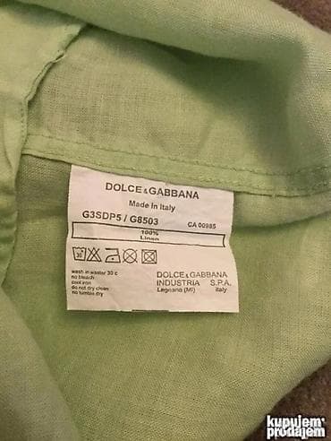 Original Dolce Gabbana kosulja L 95% cotton 5% elastin Made in na lalafo.rs — 5 Original Dolce Gabbana kosulja L 95% cotton 5% elastin Made in — 5