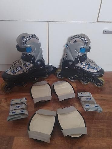 Dečiji komplet – roleri br 30-33 + zaštitna oprema - Model: Action at lalafo.rs — 8 Dečiji komplet – roleri br 30-33 + zaštitna oprema - Model: Action — 8