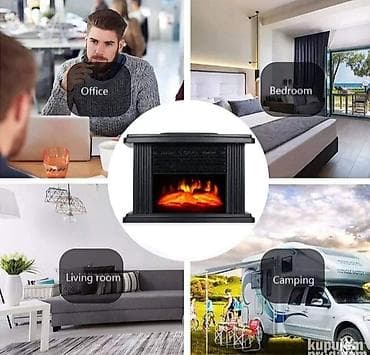 Mini električni grejač sa efektom kamina - Tip: prenosni na lalafo.rs — 2 Mini električni grejač sa efektom kamina - Tip: prenosni — 2