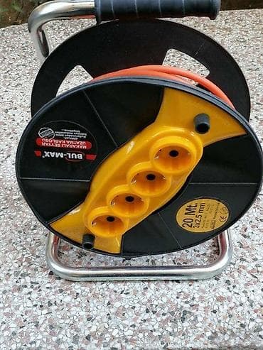 Produžni kabl na koturu BLI-MAX - Dužina kabla: 20 m - Presjek na lalafo.rs Produžni kabl na koturu BLI-MAX - Dužina kabla: 20 m - Presjek