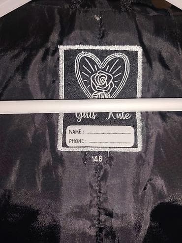 Crna dečija jakna/kaputić od veštačkog pliša (teddy/faux fur), sa na lalafo.rs — 3 Crna dečija jakna/kaputić od veštačkog pliša (teddy/faux fur), sa — 3