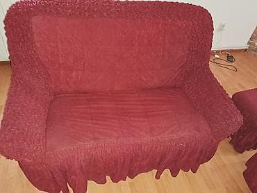 Set presvlaka za garnituru – bordo crvena - Komplet elastičnih na lalafo.rs — 2 Set presvlaka za garnituru – bordo crvena - Komplet elastičnih — 2