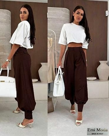Women's Pants, Jeans, Shorts: 03. L. Pantalone 2.600 dinara at lalafo.rs — 2 Women's Pants, Jeans, Shorts: 03. L. Pantalone 2.600 dinara — 2