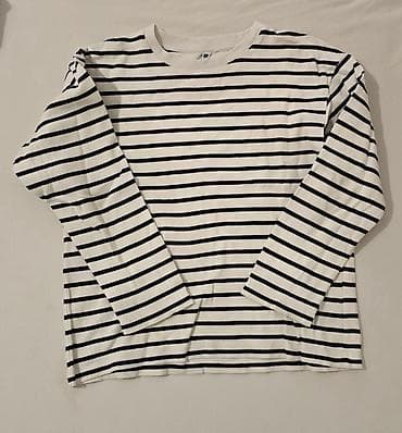 UNIQLO dečija majica sa dugim rukavima - Model: prugasta majica na na lalafo.rs — 2 UNIQLO dečija majica sa dugim rukavima - Model: prugasta majica na — 2