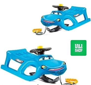 Dečje sanke u obliku autića – plave - Zabavan dizajn sa „nasmejanim“ na lalafo.rs — 1 Dečje sanke u obliku autića – plave - Zabavan dizajn sa „nasmejanim“ — 1