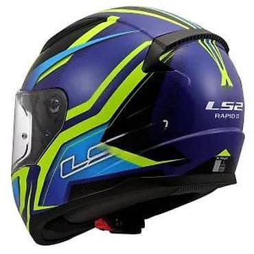 Oprema za bicikliste: LS2 Rapid II integralna kaciga – sportski dizajn, plavo/žuto/neonski na lalafo.rs — 8 Oprema za bicikliste: LS2 Rapid II integralna kaciga – sportski dizajn, plavo/žuto/neonski — 8