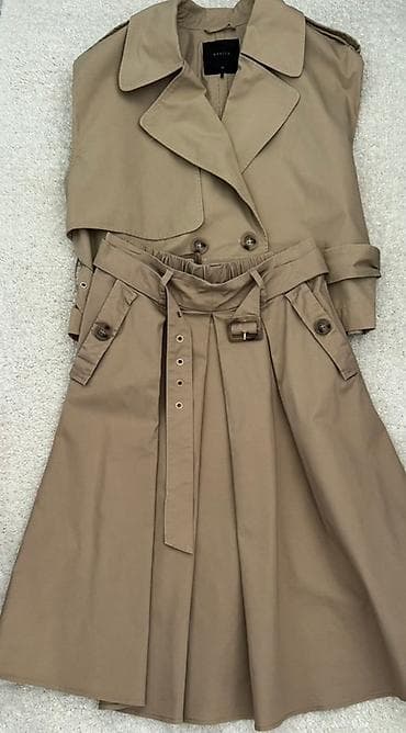 Dvonumni set u bež boji – prsluk/blejzer bez rukava i A-kroja midi na lalafo.rs — 1 Dvonumni set u bež boji – prsluk/blejzer bez rukava i A-kroja midi — 1