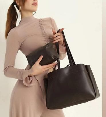 Dvod elni set torbi – elegantna shopper torba + kozmetička pouch na lalafo.rs Dvod elni set torbi – elegantna shopper torba + kozmetička pouch