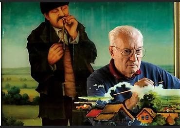 Uljana slika u raskošnom drvenom ramu. Motiv: seoski prizor sa na lalafo.rs — 2 Uljana slika u raskošnom drvenom ramu. Motiv: seoski prizor sa — 2