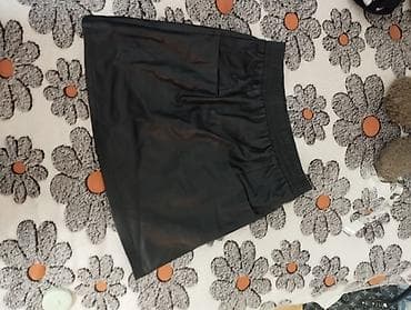 Crna mini suknja od eko kože a veličina manji m - Materijal: veštačka na lalafo.rs — 3 Crna mini suknja od eko kože a veličina manji m - Materijal: veštačka — 3